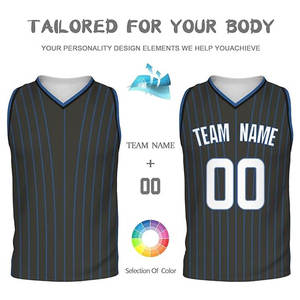 Maillot de basketball personnalisé de haute qualité, confortable, respirant, grande taille, 100 % polyester, séchage rapide – Meilleures ventes - Product Image 5
