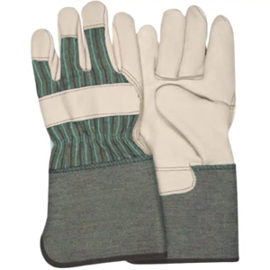 Gants de travail en cuir de vachette grainé de qualité canadienne, résistants à l'abrasion et à la chaleur, avec des caractéristiques de sécurité, excellente protection des mains - Product Image 2
