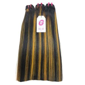 Extensiones de cabello humano de gran tamaño, mechones de pelo de Vietnam sin enredos, sin caída, sin brillo - Product Image 2
