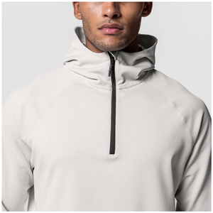 Hot Sale Sports Windbreaker Low MOQ Outdoor Training Warm Up Windproof <b>Jacket</b> & Trouser Gym Apparel 1/4 Zip Pullover Windbreaker - Product Image 6