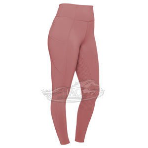 Leggings de equitación para mujer, ropa ecuestre, pantalones de montar con asiento completo de silicona, para competición ecuestre - Product Image 1