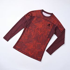 Customize Your Own Logo Sublimated Full Sleeve Rash Guard MMA Rash Guard <b>BJJ</b> Rash Guard, Compression Shirt MMA <b>Rashguard</b> for Men - Product Image 3