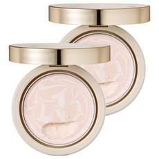 The Saem Snail Essential EX Tone-Up Essence Pact, Paquete de 2 Polvos Translúcidos con Descuento - Product Image 1