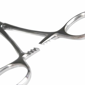 Stainless Steel fly fishing forceps locking clamp hook remover scissor <b>plier</b> - Product Image 3