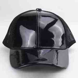 Casquette de baseball unisexe réglable en cuir avec impression en relief, logo personnalisé, tissu courant, utilisation quatre saisons - Prix pour la vente en ligne - Product Image 1