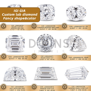 D'vins Jewels Diamant CVD blanc de 0,7 carat, taille émeraude, D VVS2, cultivé en laboratoire, de Surat, en vrac, produit phare - Product Image 6