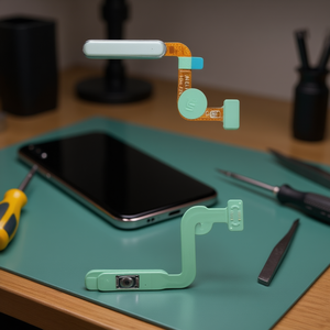 Cable flexible para Samsung Galaxy A22 4G con lector de huellas dactilares SM-A225F, pieza de repuesto verde menta - Product Image 3