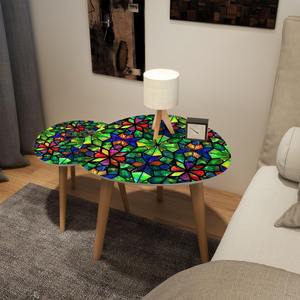 Table basse moderne élégante en bois naturel massif, style bois de manguier pour salon, meubles en bois à prix de gros - Product Image 1