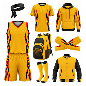 <b>Cheap</b> Custom Basketball Uniform Bundle Set Best Price Breathable Basketball Jersey and Shorts with <b>Backpack</b> Hoodie Compression - Product Image 1