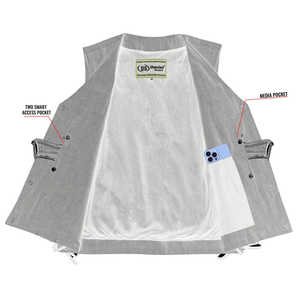 Gilet de moto en jean pour homme Wild Venture - Product Image 4