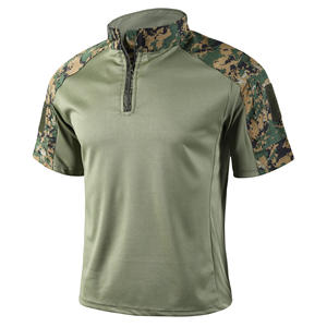 Custom Men's Breathable Quick Dry Tactical Tshirt Fishing <b>Hiking</b> <b>Shirts</b> with Back Vent and Pen Hole - Product Image 1