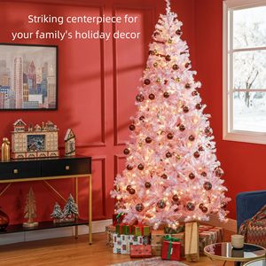 Realistic Douglas Fir Artificial Christmas <b>Tree</b> with Warm White LED <b>Lights</b> Prelit Christmas <b>Tree</b> - Product Image 5