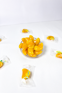 OEM ODM Golden Mango Peelable <b>Gummy</b> <b>Candy</b> Rich Ripe Mango Flavor Soft Chewy Bagged Wholesale Competitive Price - Product Image 3