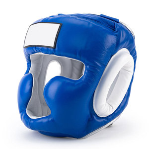Protège-tête de boxe en cuir PU rouge pour adultes, unisexe, utilisation universelle - Product Image 1