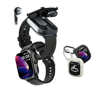 Reloj Inteligente 2 <span class=keywords><strong>en</strong></span> 1 D8PRO 2026 con Auriculares TWS, Llamadas Bluetooth, Monitoreo <span class=keywords><strong>de</strong></span> Frecuencia Cardíaca, Reproducción <span class=keywords><strong>de</strong></span> Música para Ejercicio y Fitness - Product Image 1