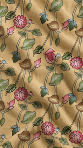 Tela de Lino y Algodón con Estampado de Rosas Amarillas, Textil Floral Tejido para Decoración del Hogar, Tapicería, Cortinas y Costura - Product Image 4