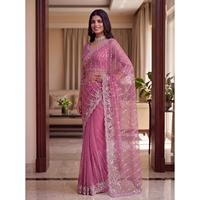 Blouse de Saree de Luxe avec Perles, Paillettes et Broderies – Modèle Designer pour Mariage, Fête ou Tenue Ethnique Personnalisée pour Femme