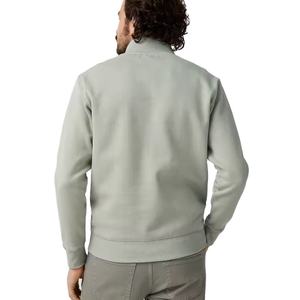 2025 Men's Half Zip <b>Pullover</b> Sweatshirts Heavyweight Cotton Fleece Quarter Zip Hoodies Custom Logo <b>Jumpers</b> Plain Dyed Winter - Product Image 6