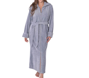 Peignoirs de bain gaufrés pour femmes, personnalisés, de haute qualité, pour hôtels et spas, séchage rapide, costumes sexy, vente chaude - Product Image 4