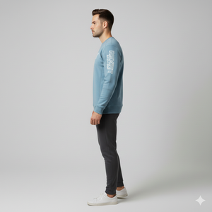 Wholesale Custom Men's Sweatshirts Plain Crew Neck <b>Jumpers</b> <b>Pullover</b> Hoodies with Custom Logo OEM Manufacturer Men's Sweatshirts - Product Image 4