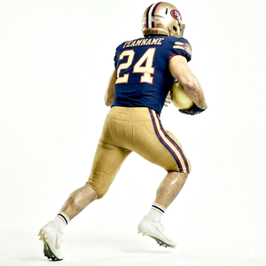 Ensemble d'uniformes de football américain bleu et kaki, anti-plis, matériau de qualité supérieure, respirant, vêtements de sport américains personnalisés, best-seller - Product Image 3