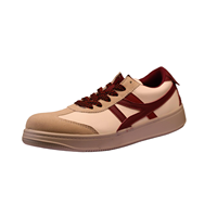 Chaussures de sécurité AOXIANG mi-montantes légères et confortables avec embout en acier, noires, pour semelle intermédiaire en PU, antistatiques, unisexe