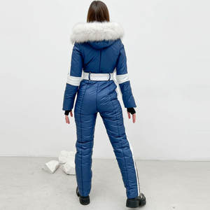 Combinaisons de ski d'hiver coupe-vent pour femmes, personnalisables, pour adultes, style professionnel, en softshell, pour toutes les stations, vente en ligne - Product Image 2