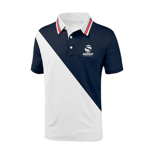 Chemises polo décontractées pour hommes, nouvelle collection, design tendance, logo personnalisé, couleur unie, respirantes, à prix avantageux. - Product Image 2