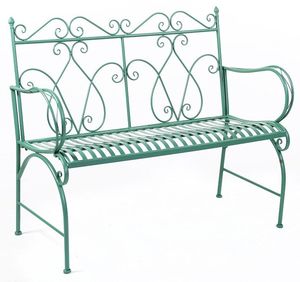 Hot Arrival Traditional Black Outdoor Garden <b>Bench</b> <b>Metal</b> Iron Design for Patio Park Home and Garden Decoration - Product Image 1