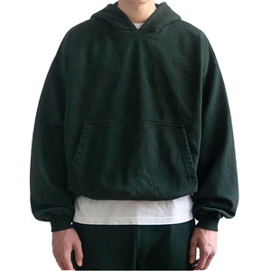 Sweat à capuche basique pour homme 2026 de haute qualité, à manches longues, 100 % coton, en molleton doux et chaud, confortable et décontracté pour l'hiver - Product Image 2