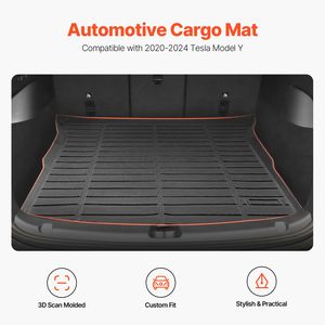 Tappetino per Bagagliaio 3D su Misura per Tesla Model Y 2020-2024, Protezione 5D in TPE, Sostituzione Tappetino Nero per SUV (1 Pezzo) - Product Image 2