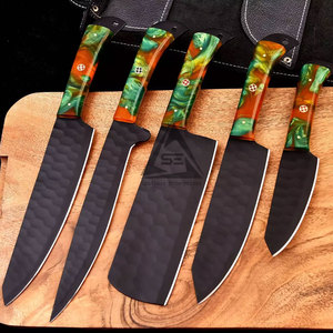 Best Selling High Quality Handmade Damascus Chef <b>Knives</b> <b>Set</b> Wood Handles 67-Layer Damascus Steel Durable <b>Sharp</b> Wholesale Price - Product Image 3
