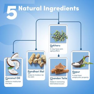 Crema Herbal Ayurvédica Multiusos Kailas Jeevan para el Cuidado de la Piel, para Todo Tipo de Piel, Uso Facial Unisex - Product Image 2
