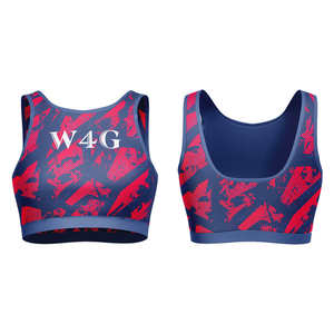 Conjunto de yoga para mujer al por mayor: Ropa deportiva para gimnasio, traje de entrenamiento atlético para niñas, leggings de fitness OEM personalizados, sujetador deportivo con espalda cruzada. - Product Image 5