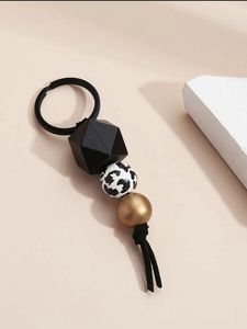 Hot Selling Teal Acrylic Hotel Keychain <b>Blank</b> Retro Tag Key Holder Gold <b>Ring</b> Bag Charm Car Keyring Custom Accessory - Product Image 4