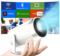 Projecteur portable mural HY300 pour petite chambre à coucher, électronique grand public populaire pour usage domestique 1920 x 1080P