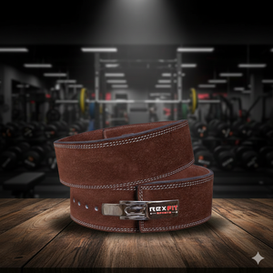 Ceinture de musculation Rexfit Sport en cuir véritable pour haltérophilie, powerlifting, soutien du dos, ceinture robuste à boucle réglable pour hommes - Product Image 2