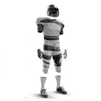 Uniforme de football américain noir et vert, maillot sublimé, pantalon, gants, crampons, pour hommes adultes, toutes saisons, respirant, en mesh ajusté