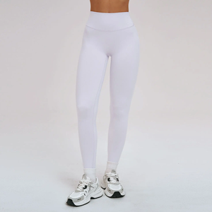 Nuevos Leggings de Yoga para Mujer, Cintura Media, Color Sólido, 100% Algodón, Transpirables, de Secado Rápido, Ecológicos, Elásticos, Ropa Deportiva - Product Image 5