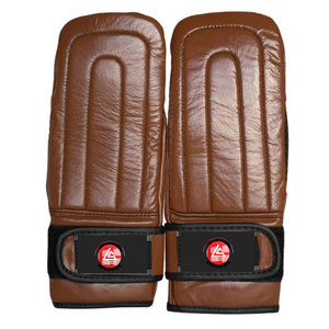 Mitaines de boxe professionnelles en cuir, très vendues, avec logo personnalisé, évacuation de l'humidité, sangle auto-agrippante, unisexe - Product Image 1