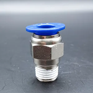 Một cảm ứng nam thẳng phụ kiện áp lực cao 10.5 kgf/cm2/150.0 PSI/<span class=keywords><strong>1</strong></span>.0 Mpa kích cỡ khác nhau với bề mặt mạ - Product Image 1