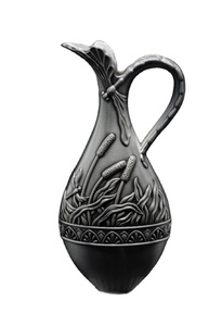 Jarrón de metal dorado ecológico moderno personalizable hecho a mano, decoración del hogar de latón hecha a mano para bodas, fiestas y eventos - Product Image 2