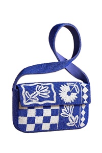 Solder <b>bags</b> Seed Beads Embroidery <b>Clutch</b> <b>Bag</b> Beaded <b>Clutch</b> Intricate Design Artisanal Floral Motif Hand stitched <b>Small</b> Beads - Product Image 2