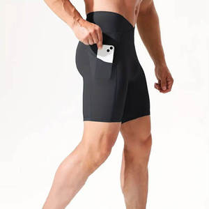 <b>Mens</b> Custom Logo <b>Compression</b> <b>Shorts</b> with Pocket Quick Dry Gym Fitness Workout Running Tights <b>Men's</b> Quick Dry Sport <b>Shorts</b> - Product Image 5