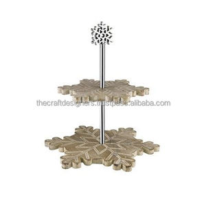Luxury Floral Dishes Fruits Cupcake Pastry Display Trays Decorative 3 Tier Cake Stand In <b>Low</b> Moq Wholesale Price - Product Image 4