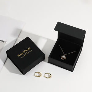 Custom Logo Luxury Flip <b>Magnetic</b> <b>Jewelry</b> Box Cardboard Fine Jewellery Gift Packaging Box Necklace Earrings Bracelet Ring - Product Image 5