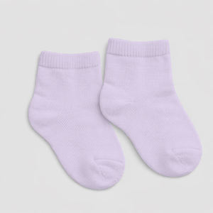 Chaussettes pour enfants en coton doux et respirant, chaussettes d'école pour garçons et filles, ajustement extensible, durables pour un usage quotidien, lot multiple - Product Image 1