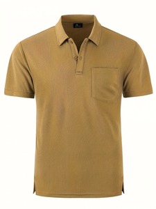 Camisetas Polo Personalizadas al por Mayor, 100% Algodón Piqué, Manga Corta, Antiarrugas, Camisetas Polo para Hombre con Bolsillo, Estilo Casual - Product Image 2