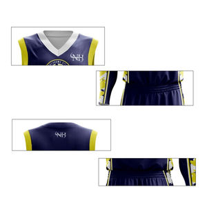 Uniforme de baloncesto personalizado de nuevo estilo hecho en 100% poliéster, uniforme de baloncesto hecho en Pakistán. - Product Image 6