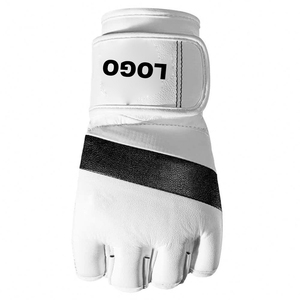 Elastic Heavyweight Leather MMA Gloves Durable Half Finger MMA Gloves - Product Image 4